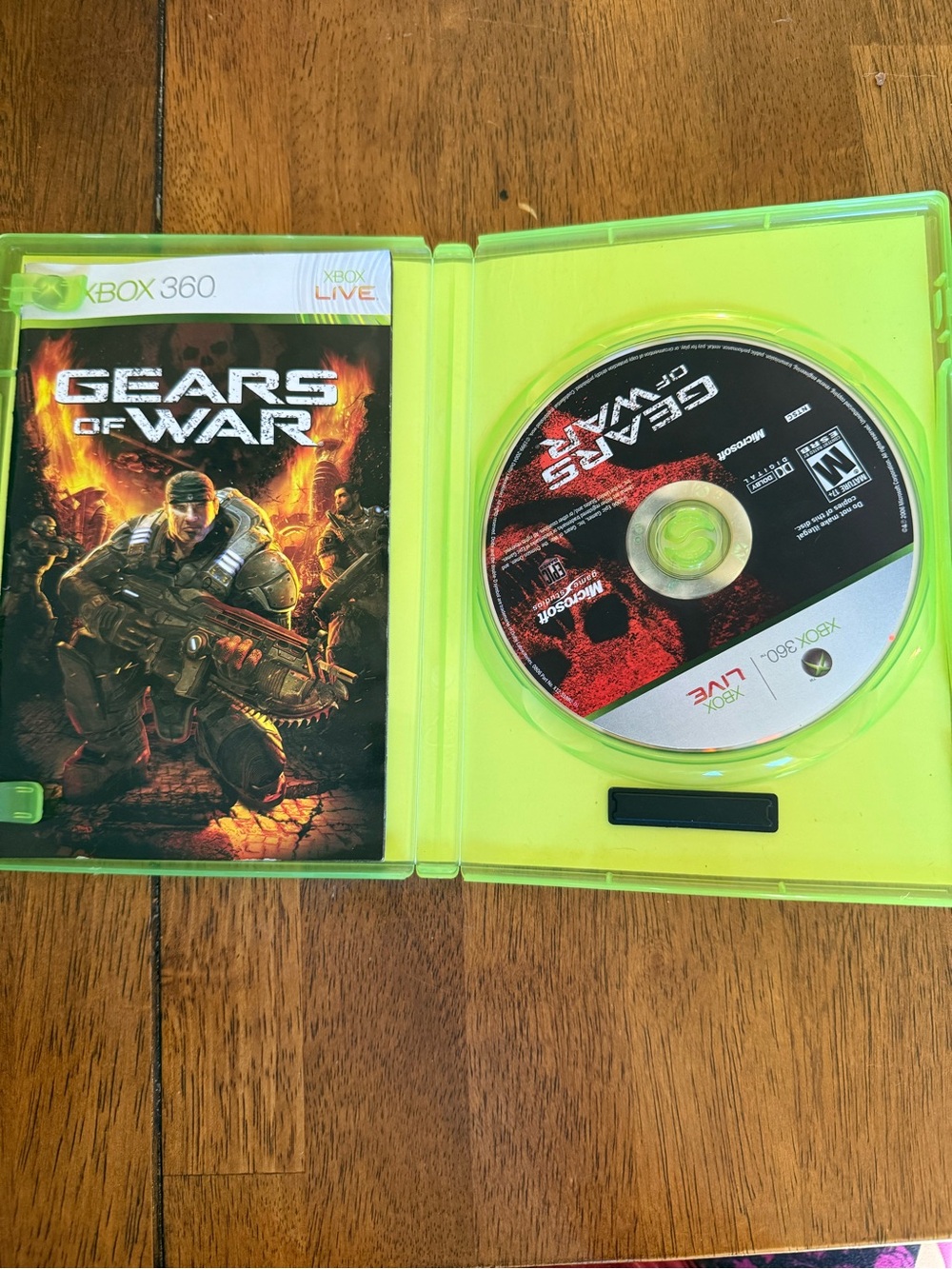 Gears of War (Xbox 360) Video Game - Green Case